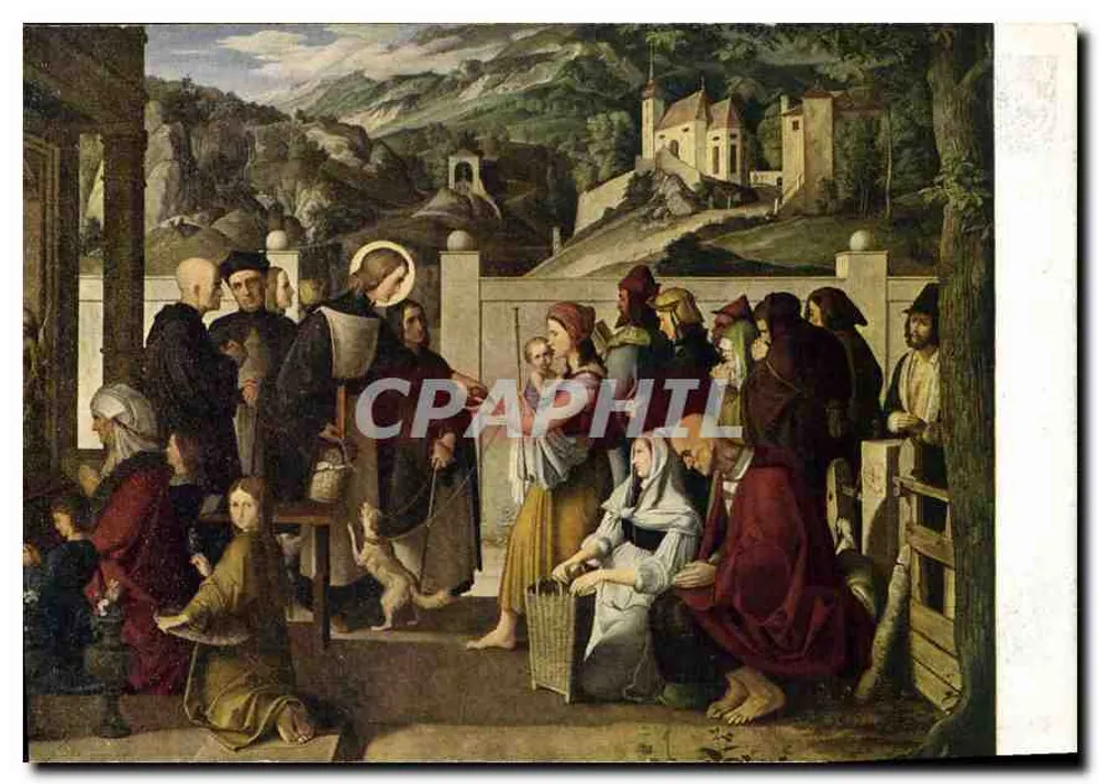 Schnorr von Carolsfeld — O santo Roque — Editor E.A. Seemann, n° 108 - Frente