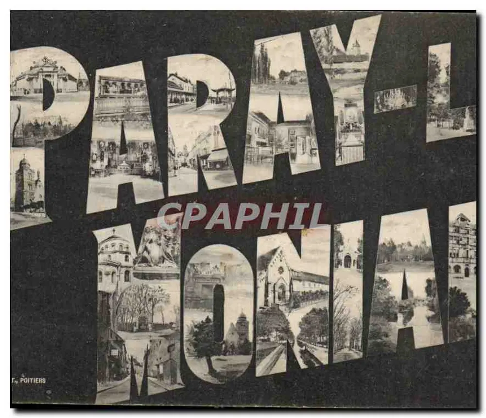 Paray-l'Évêque — vista panorâmica — T. Poitiers - Frente