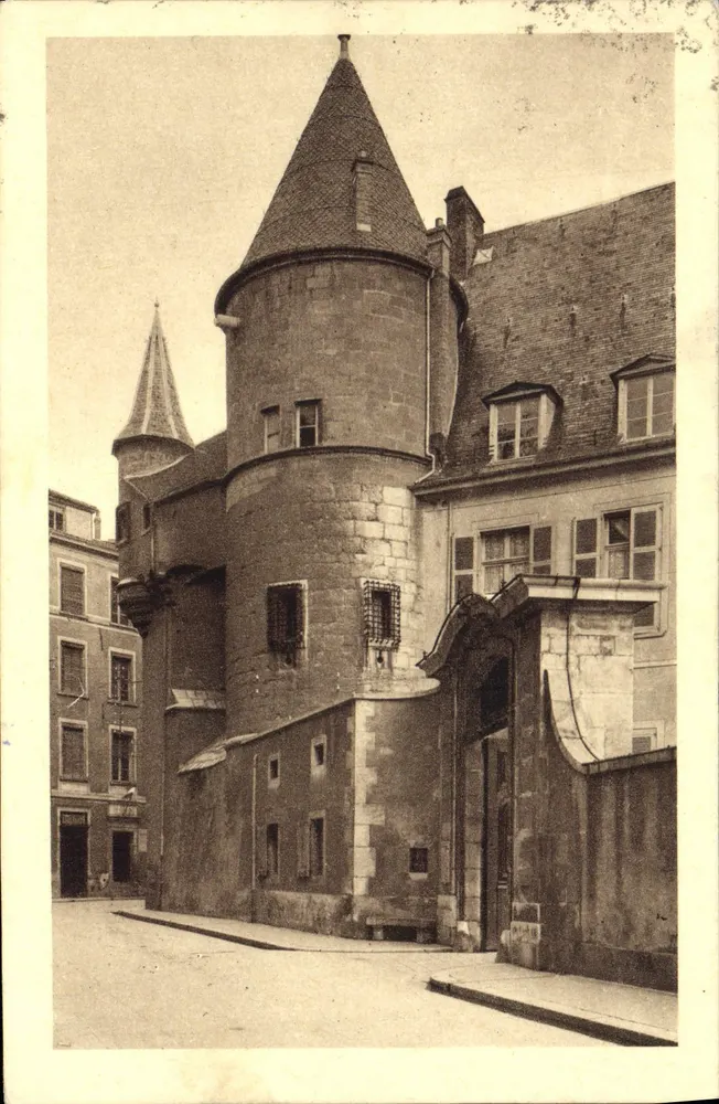 Grenoble — Turm des Rathauses — Braun & Cie, Imp. Messageros, Grenoble - Vorderseite