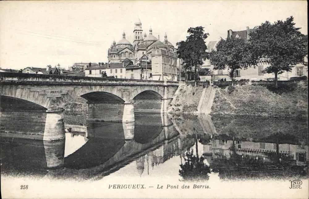 Périgueux — O Ponte dos Barris — JND Fot. - Frente