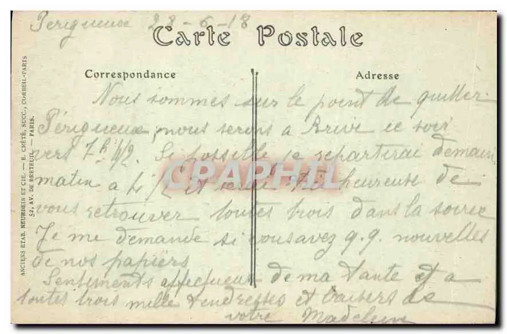 Périgueux — O Ponte dos Barris — JND Fot. - Verso