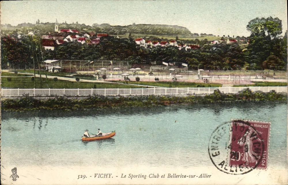 Vichy - Der Sporting Club und Bellerive-sur-Allier — Verlag Vichy, Nr. 529 - Vorderseite