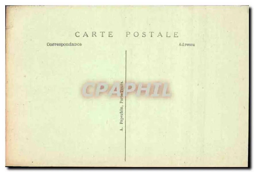 Kirche des Dorfes - Paris — Ausstellung für Dekorative Künste 1925 — Verlag A. P. - Rückseite