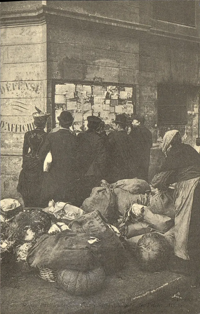 Cenas Parisienses — Ponta Saint-Honoré — Editor CECODI, n° A 116 - Frente