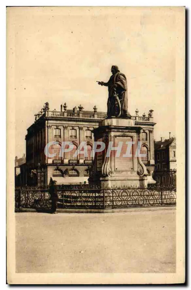 Nancy - Place Stanislas — Statue des Königs Stanislas — Verlag 'Cresta Lorraine' - Vorderseite