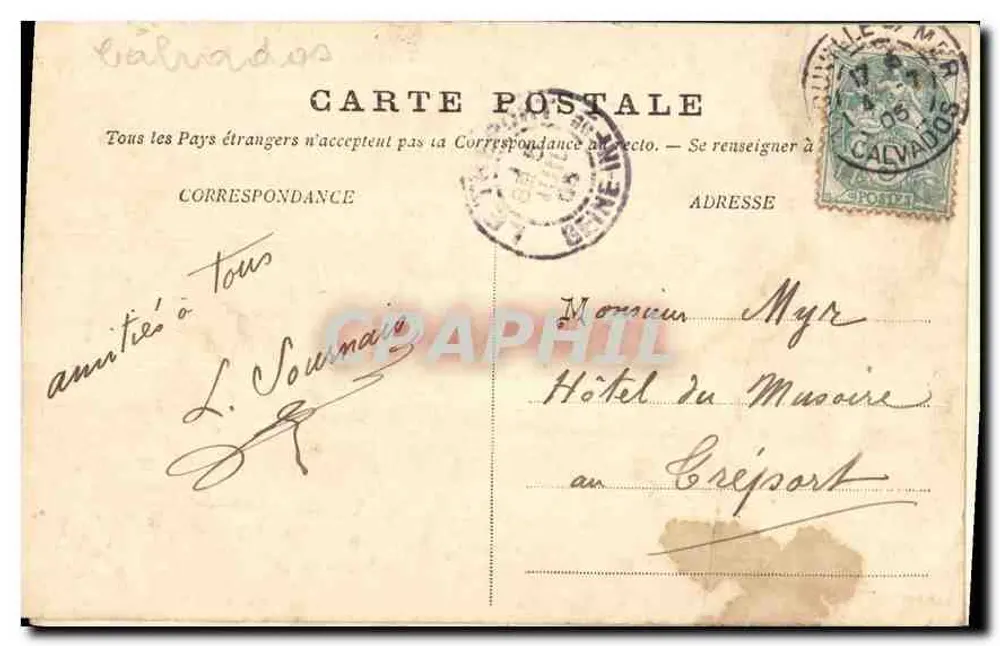 Trouville — A Ponte dos Ingleses — n°31 - Verso