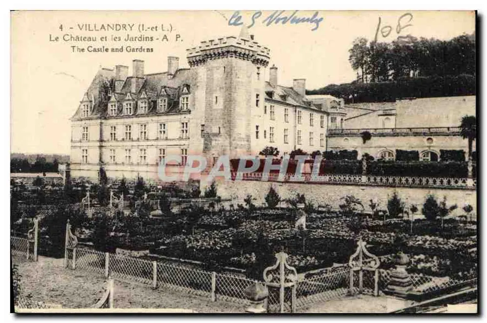 Villandry (Indre-et-Loire) — Schloss und Gärten — Verlag A.P. - Vorderseite