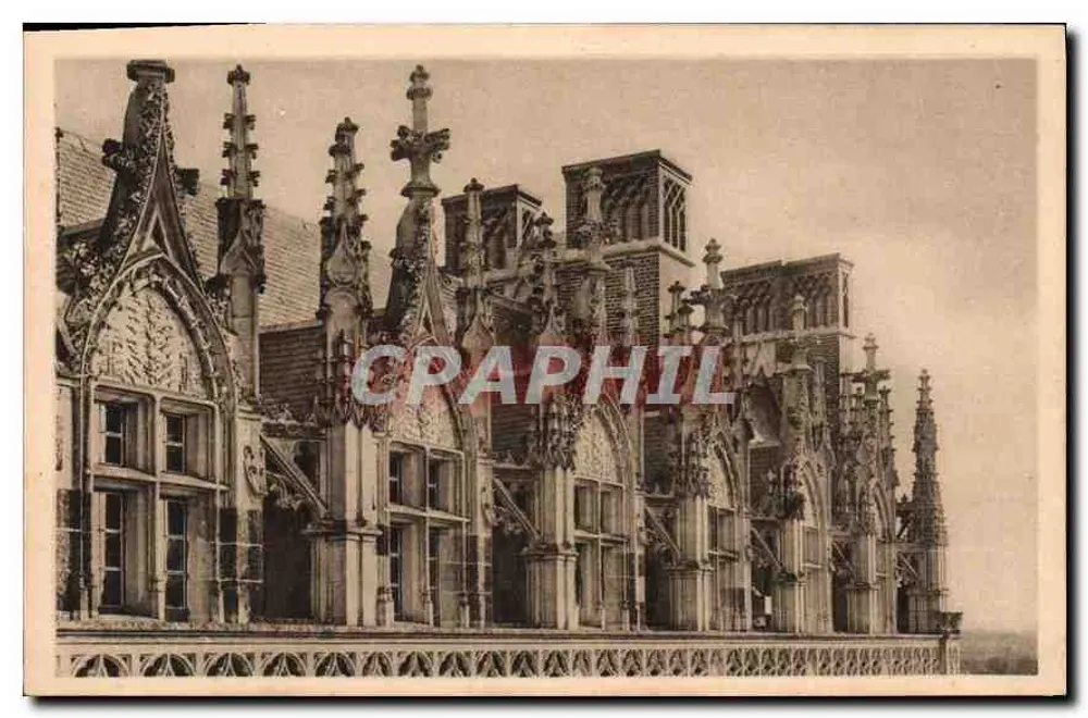 Schloss Amboise — Fassade am Fluss Loire — Verleger Lucarnes, n°78 - Vorderseite