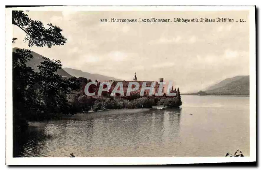 Haute-Cómbé - Lago do Bourget - A Abadia e o Castelo Châtillon - LL - Frente