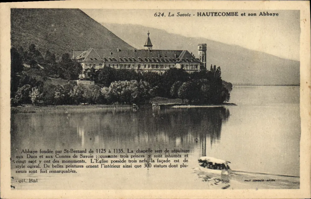 Haute-Côme e sua Abadia — A Savóia — n°624 — Fot. Combier-Nâcken - Frente