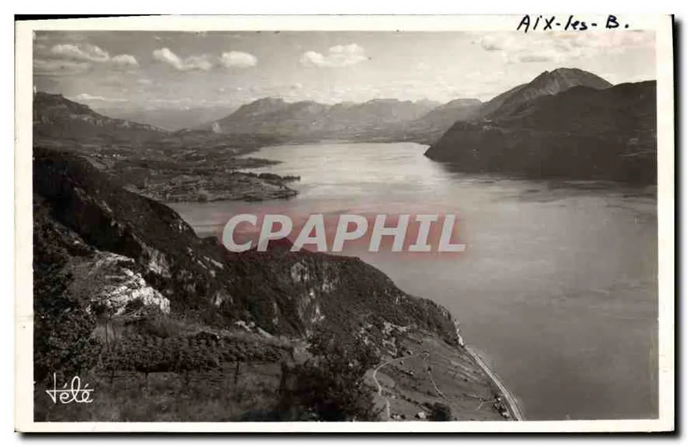 Panoramablick von der Chambotte — Aix-les-Bains — Verlag Véla - Vorderseite