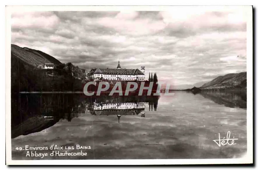 Hautecombe 수도원 — Aix-les-Bains 주변 — Dr. Léon Blanc 출판 - 앞면
