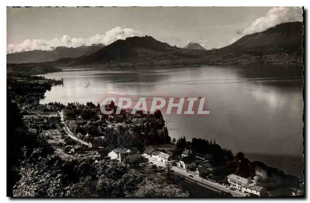 See Annecy — Ansicht von Chavoyres und dem Col de Leschaux — französische Ansichtskarte - Vorderseite
