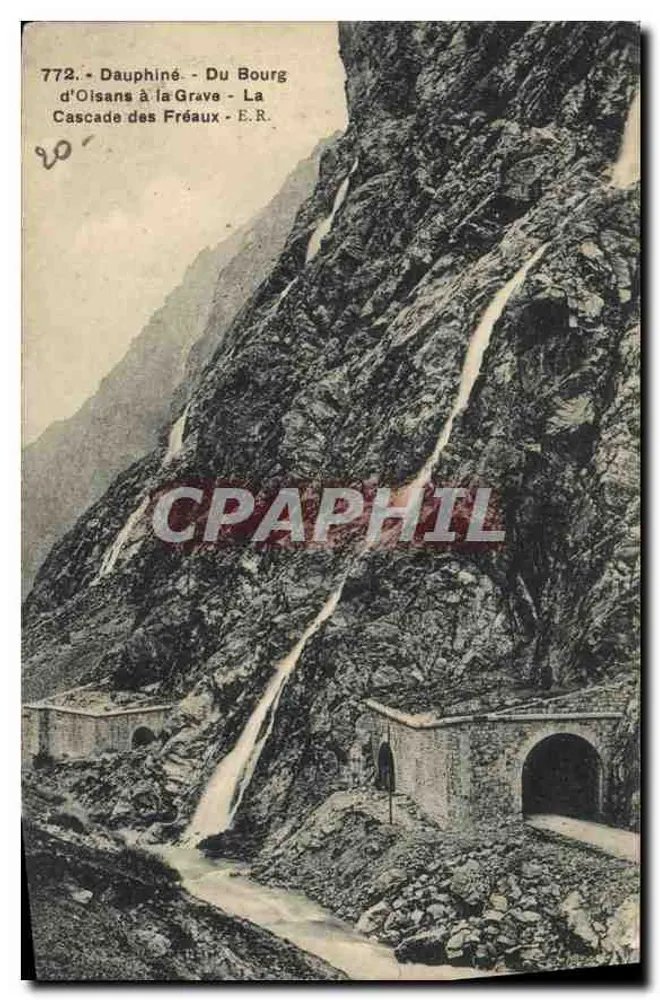 Cascade des Fréaux - Von Du Bourg d'Oisans nach la Grave - E.R. - n°772 - Vorderseite