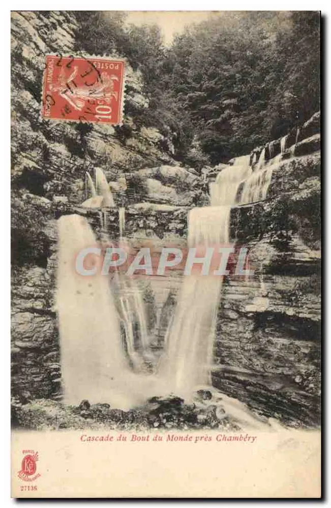 Cachoeira do Fim do Mundo perto de Chambéry — editor Paris, n° 27136 - Frente