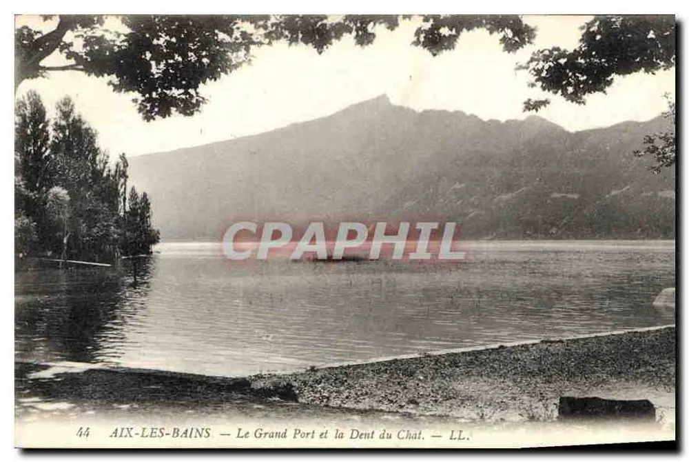 Aix-les-Bains — Le Grand Port und die Dent du Chat — LL. - Vorderseite