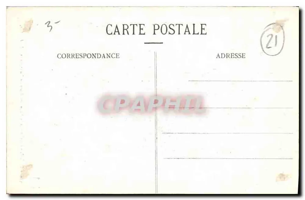 Dijon - Escalier de la Salle des États de Bourgogne — L. P., édit. n° 554 - Rückseite
