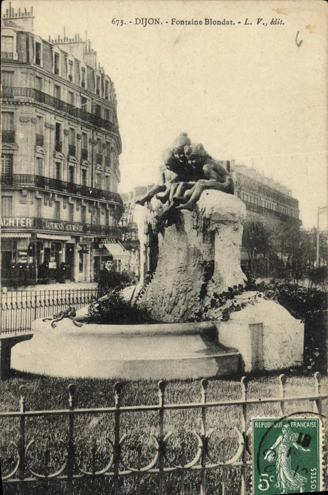 Dijon - Fontaine Blondat — L. V., edição n°673 - Frente