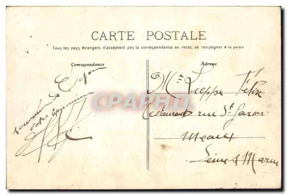 Dijon — Monument Carnot — editor anônimo, n° 25 - Verso