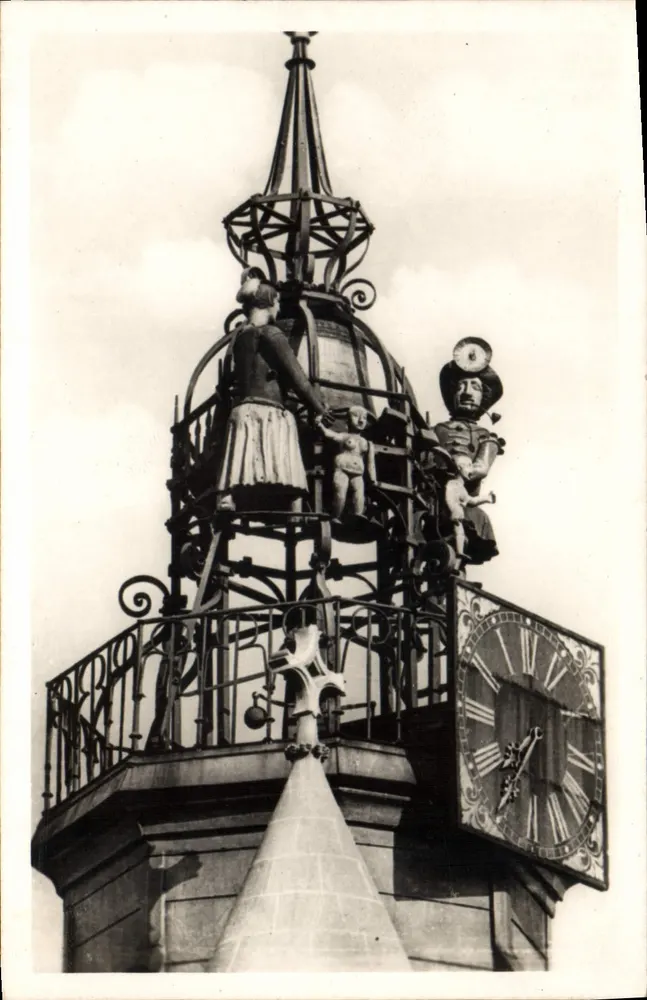 Der Glockenturm der Kirche Notre-Dame — Dijon — Verlag REAL PHOTO C.A.P. Paris, Nr. 413 - Vorderseite