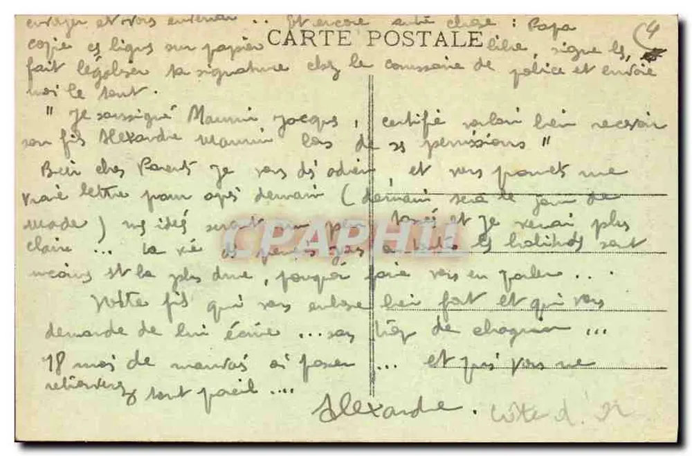 Dijon - Igreja de São Miguel — L.V., editor, n° 505 - Verso