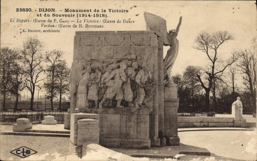 Dijon — Denkmal der Sieges und Erinnerung (1914-1918) — C.L.B. - Vorderseite