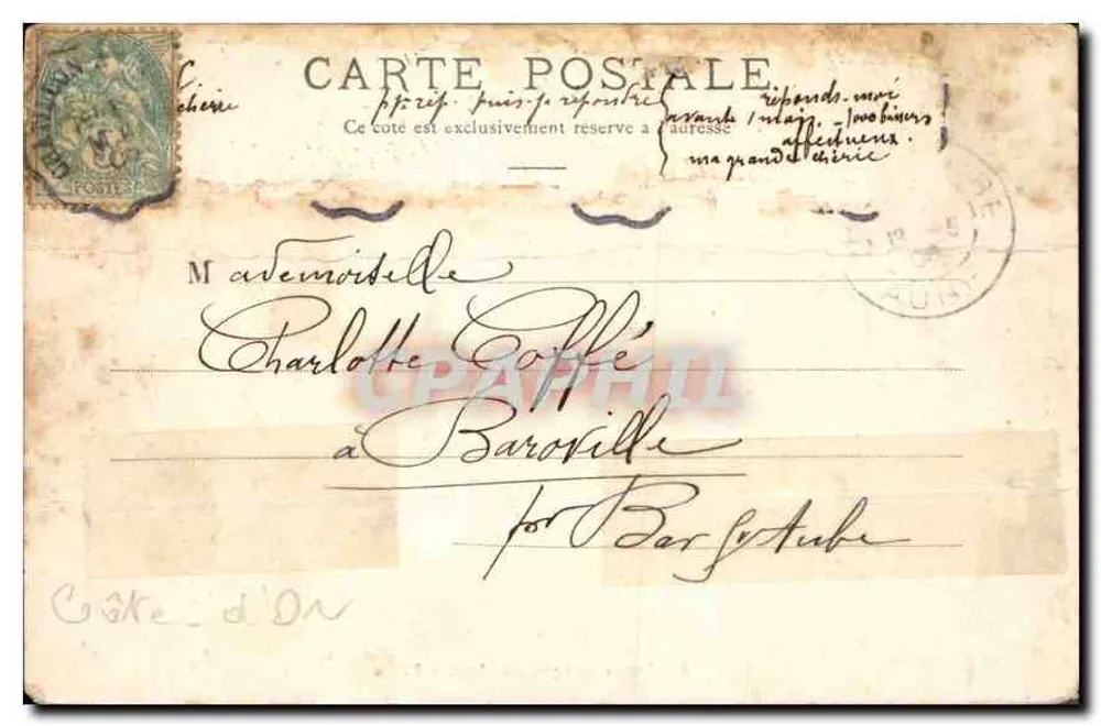 Dijon — Lycée de Jeunes Filles — editor desconhecido, n° 49 - Verso