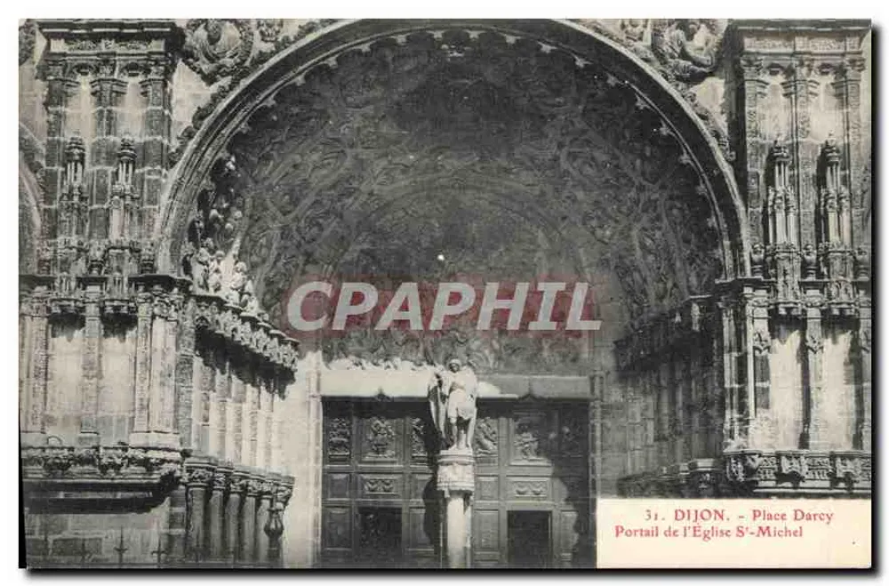 Dijon - Portal der Kirche Saint-Michel — Place Darcy — n°31 - Vorderseite