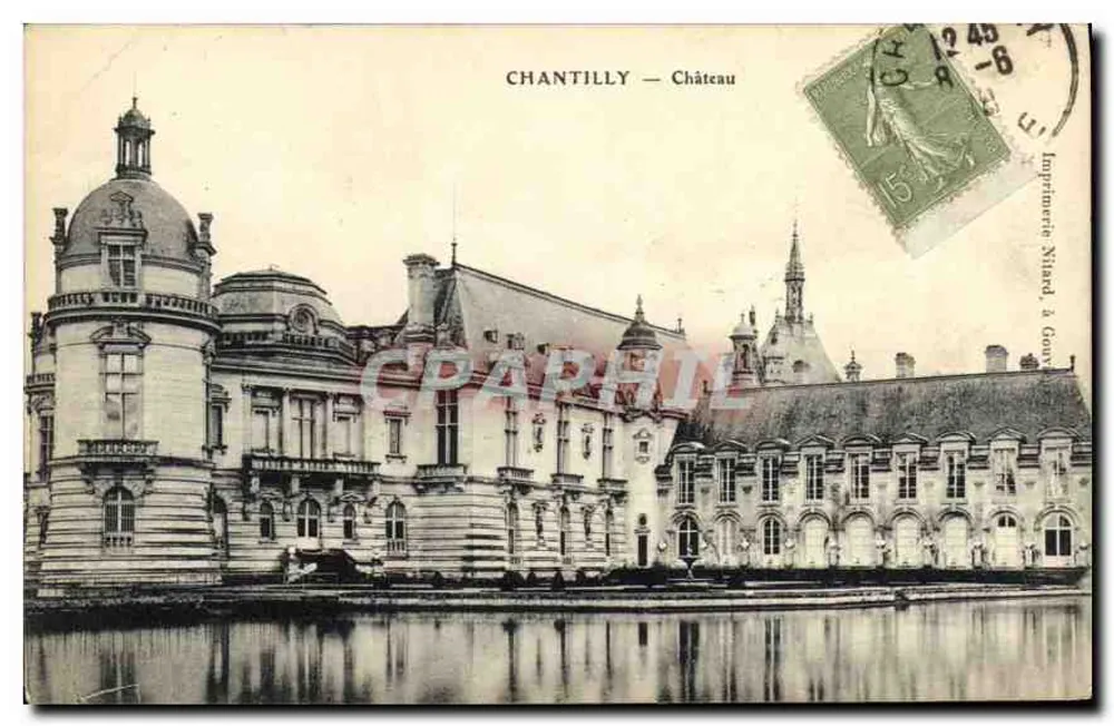 Chantilly — Castelo — Impressora Niard & Gany - Frente