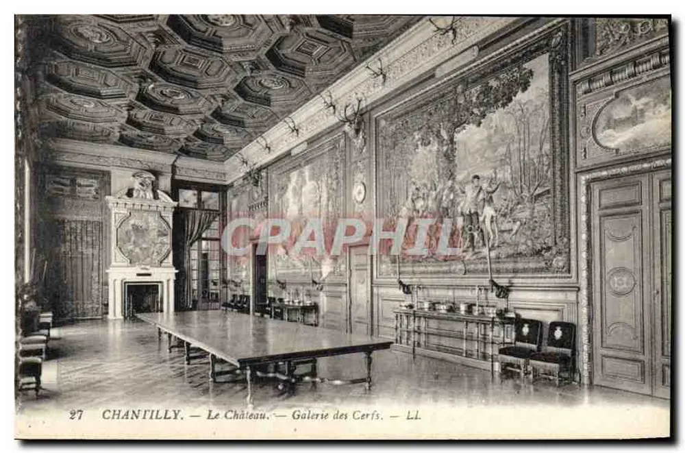 Chantilly — Schloss — Galerie der Carfs — LL. — n°27 - Vorderseite