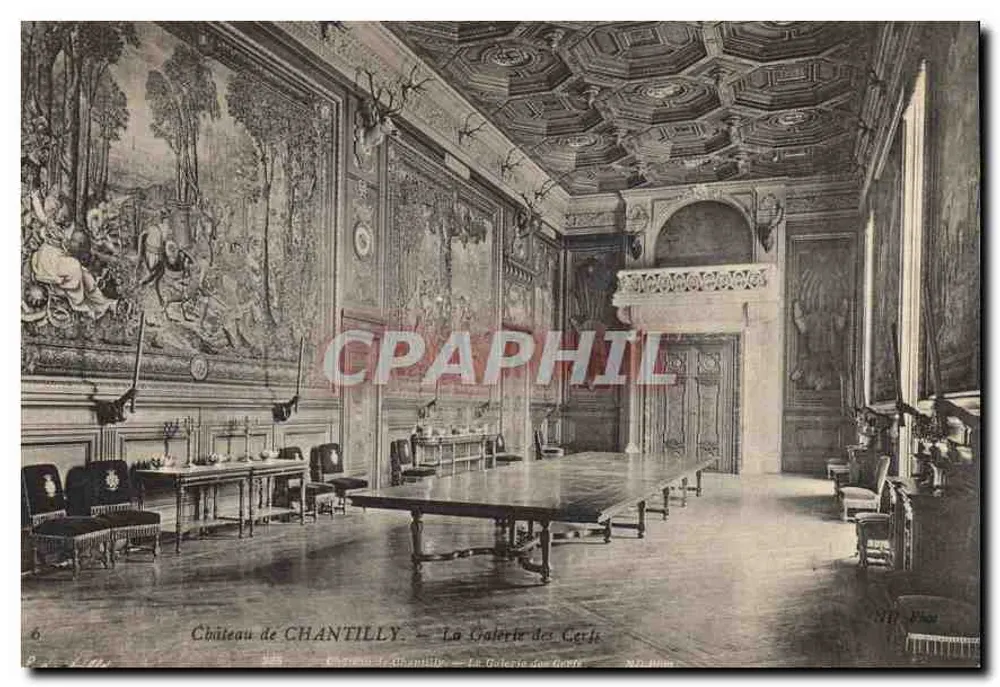 Schloss CHANTILLY — Die Stagsgalerie — M. Rém. n° 6 - Vorderseite
