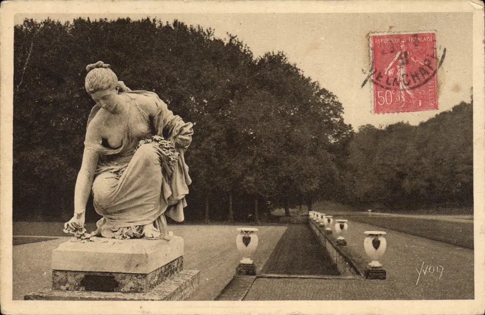 Estátua de Proserpina — Castelo de Chantilly — Edição Art & N. Paris - Frente