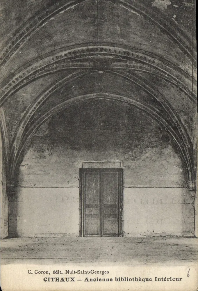 CITRAUX — Interior da Antiga Biblioteca — C. Coron, editor Nuit-Saint-Georges - Frente