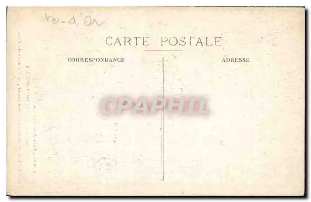 Alte Bibliothek — Treppeingang — In der Nähe von Nuits-Saint-Georges — Verlag C. Coron - Rückseite