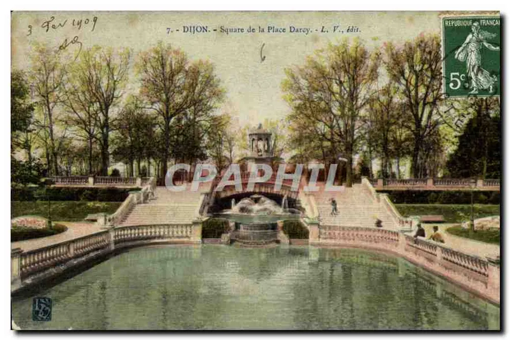 Dijon - Square da Place Darcy — L. V., editor - Frente