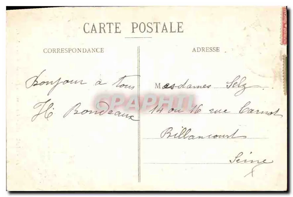 Beauvais - Die Türme des Palasts der Gerechtigkeit - N. G. - Rückseite