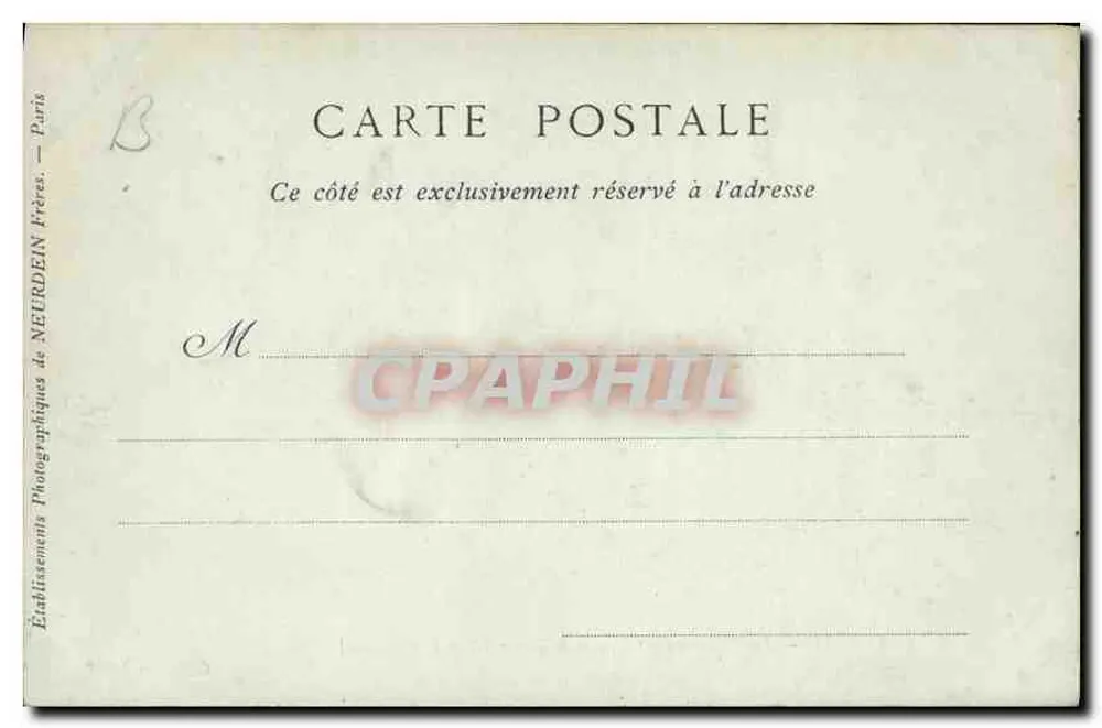 Senlis — Ruinen des Schlosses von Henri IV & die Kathedrale — Collections ND Phot - Rückseite