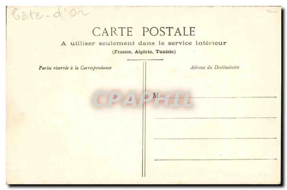 Dijon - Keuken van het Paleis van de Hertogen — L. V., uitg. n°69 - Achterkant