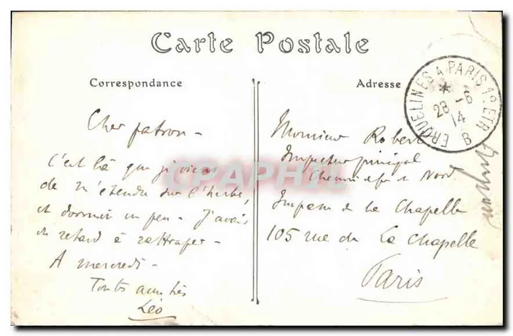 PierreFonds — O Lago e o Castelo — ND. Fot - Verso