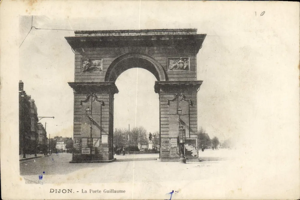 Dijon - A Porta Guillaume — editor desconhecido, n° de série 10 - Frente