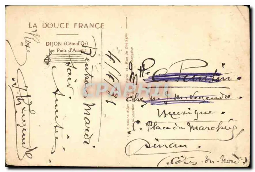 O Poço do Amor em Dijon — Dijon (Côte-d'Or) — Éditions d'Art - Verso