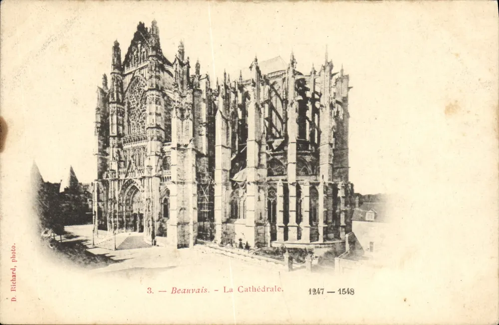 Beauvais — A Catedral — D. Richard, foto. 1247 — 1548 - Frente