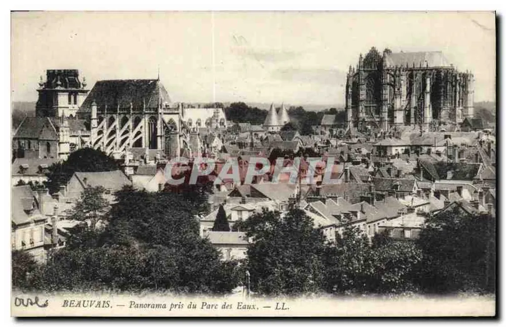Beauvais — Panorama tirado do Parc des Eaux — LL. - Frente