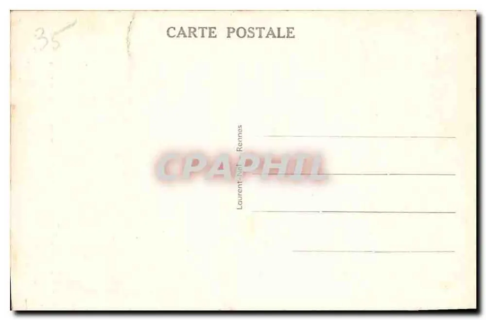 Rennes — A Catedral — Editor Laurent, n° 4434 - Verso