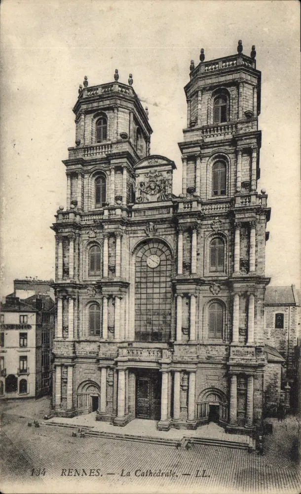 Rennes — A Catedral — LL. — N° 134 - Frente