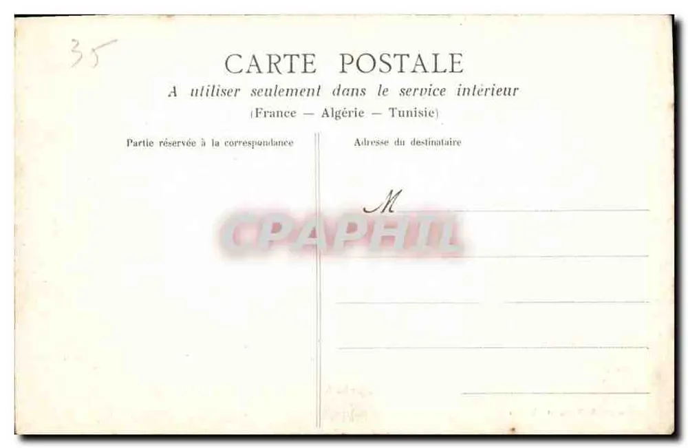 Rennes (Ille-et-V.) - Der Botanische Garten. Die Reihe der Eichen — Sammlung A. Dechelette, Rennes - Rückseite