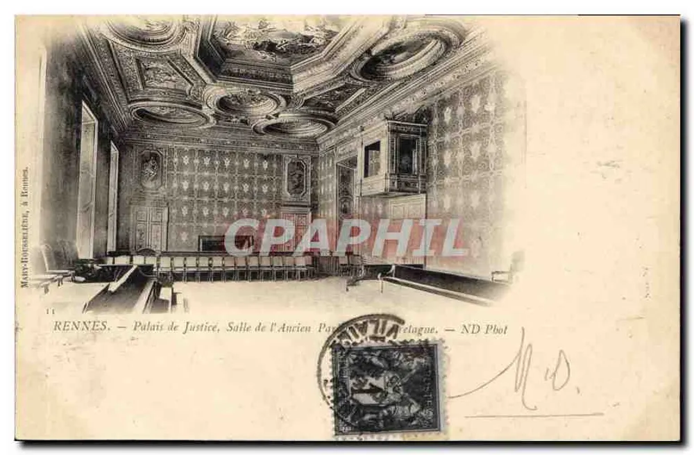 Rennes — Palais de Justice, Salle de l'Ancien Parlement — ND Phot - Vorderseite