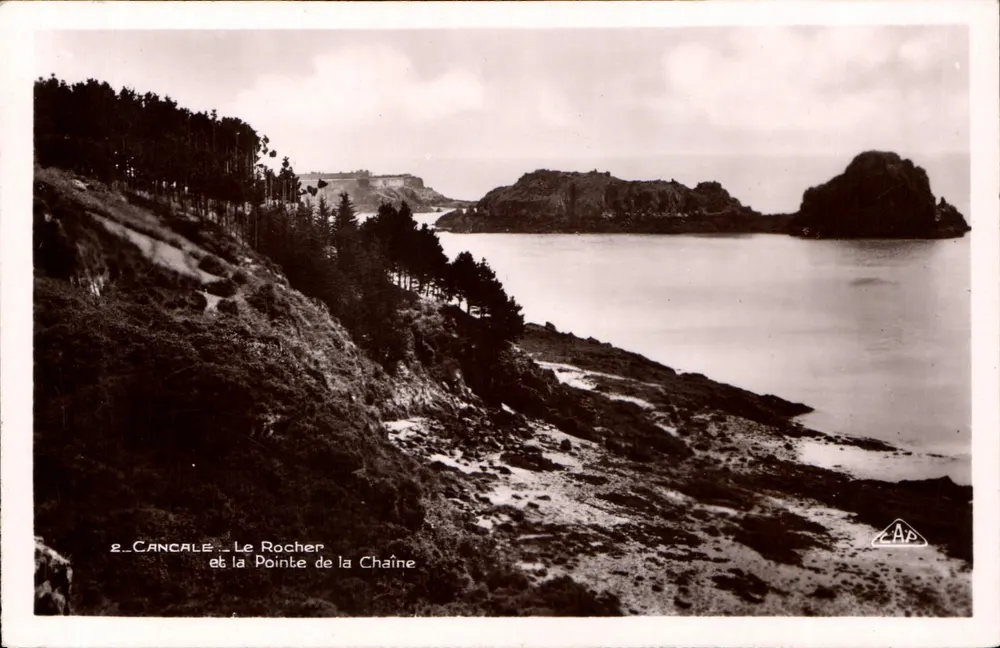 Cancale — O Rocher e a Ponta da Cadeia — A.P. Strasbourg - Frente