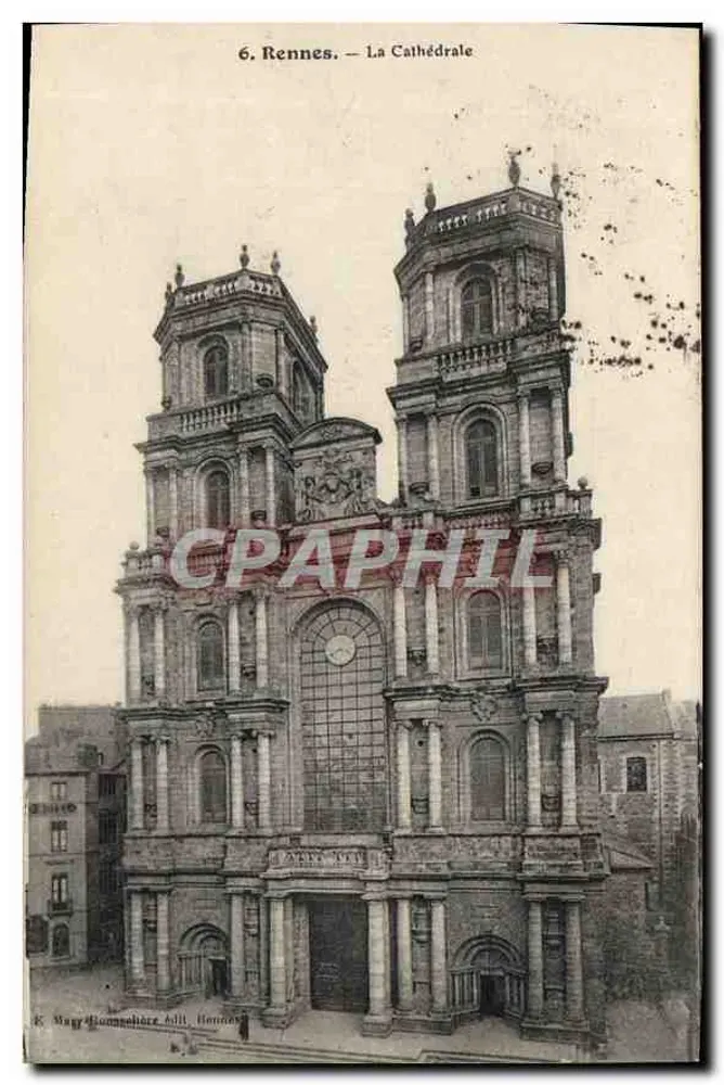 Rennes — A Catedral — K. Magy-Biomannière editora Rennes - Frente