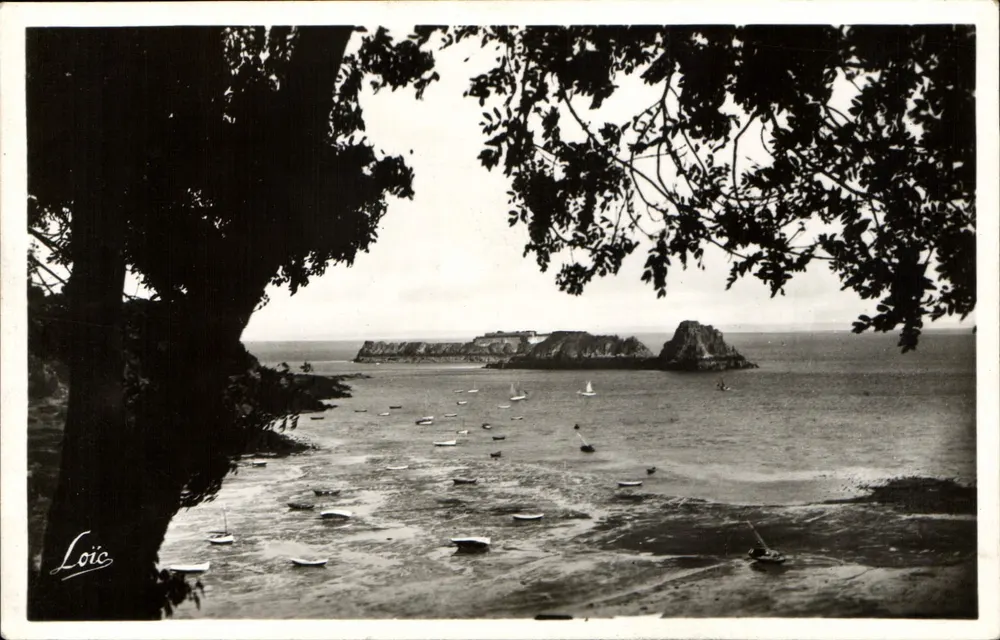 Côte d'Emeraude — Cancale — Rocher de Cancale et Fort des Rimains — Laurent-Nel, Rennes - Vorderseite